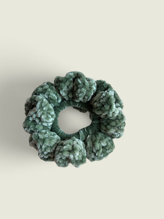 Groene scrunchie